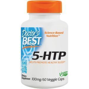 5-HTP, 5-hidroksi-L-triptofanas, Doctor's Best, 100 mg, 60 dangtelių