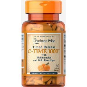 Витамин С с шиповником, Vitamin C, Puritan's Pride, 1000 мг, 60 капсул