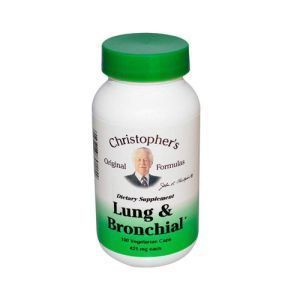 Здоровье легких и бронхов, Christopher's Original Formulas, 425 мг, 100 кап.