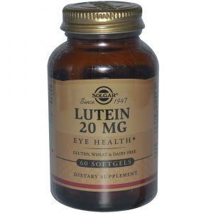 Лютеин, Solgar, 20 мг, 60 капс