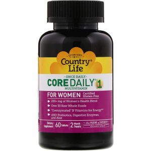 Витамины для женщин, Multivitamins, Country Life, 1 в день, 60 таблеток (Default)