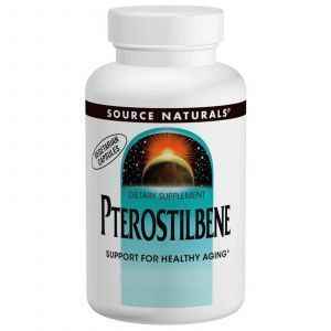 Птеростильбен, Source Naturals, 50 мг, 60 капсул