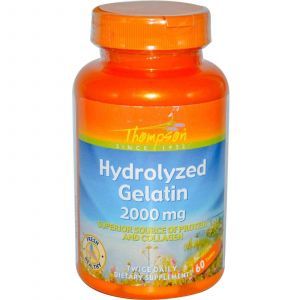 Гидролизат желатина, Thompson, 2000 мг, 60 таб.