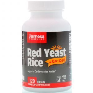 Коэнзим Q10, Красный рис (Red Yeast Rice + Co-Q10), Jarrow Formulas, 120 капсул (Default)
