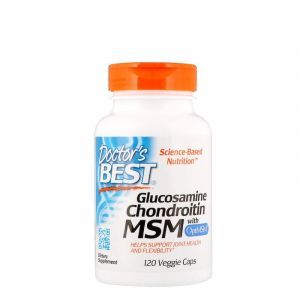 Глюкозамин хондроитин с OptiMSM, Glucosamine Chondroitin MSM, Doctor's Best, 120 капсул (Default)
