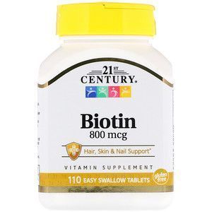 Biotinas, Biotinas, XXI amžius, 800 mcg, 110 tablečių