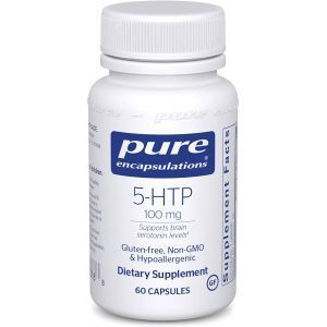 5-HTP (5-Гидрокситриптофан), Pure Encapsulations, 100 мг, 60 капсул