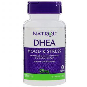 Дегидроэпиандростерон, DHEA, Natrol, 25 мг, 90 таблеток
