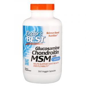 Глюкозамин хондроитин МСМ, Glucosamine Chondroitin MSM, Doctor's Best, 360 капсул (Default)