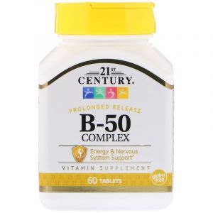 Витамины В-50 комплекс, Complex, 21st Century, 60 таблеток (Default)