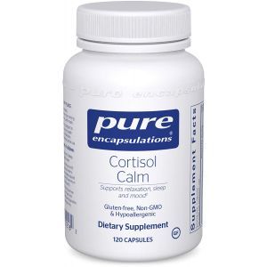 Кортизол, Cortisol Calm, Pure Encapsulations, 120 капсул