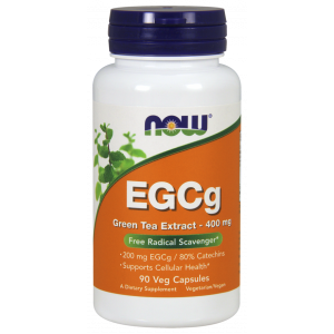 Зеленый чай EGCg (Green Tea), экстракт, Now Foods, 400 мг, 90 кап