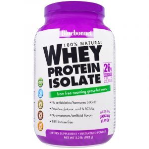Сывороточный протеин изолят, Whey Protein, Bluebonnet Nutrition, 992 г (Default)