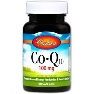 Коэнзим Q10, CO-Q10, Carlson Labs, 100 мг, 90 капсул