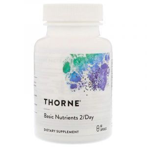 Мультивитамины без железа, Basic Nutrients 2/Day, Thorne Research, 60 капсул (Default)