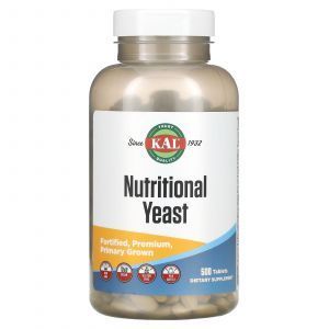 Пищевые дрожжи, Nutritional Yeast, KAL, 500 таблеток (Default)