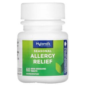 Средство от сезонной аллергии, Seasonal Allergy Relief, Hyland's Naturals, 60 быстрорастворимых таблеток