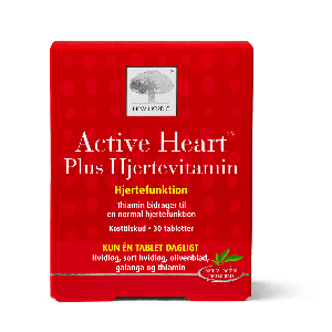 Поддержка функции сердца, Active Heart, New Nordic, 30 таблеток