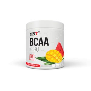 Аминокислоты ВСАА, вкус манго-арбуз, Nutrition BCAA Zero, MST, 330 г
