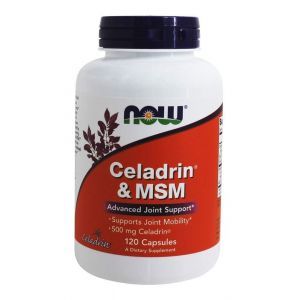 Целадрин и МСМ, Celadrin & MSM, Now Foods, 500 мг, 120 к