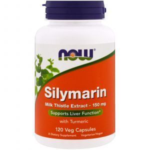 Силимарин, расторопша (Milk Thistle), Now Foods, экстракт, 150 мг, 120 к