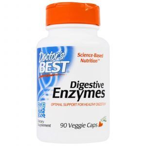 Ферменты пищеварительные, Digestive Enzymes, Doctor's Best, 90 капс