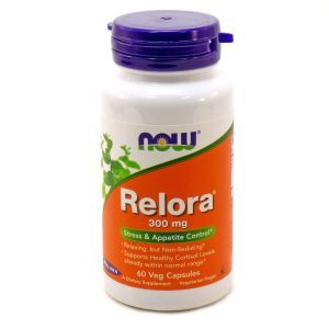 Снижение кортизола релора, Relora, Now Foods, 300 мг, 60 кап