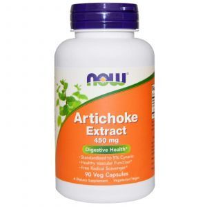 Артишок экстракт, Artichoke, Now Foods, 450 мг, 90 капсу