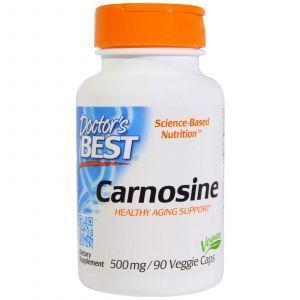 Карнозин, Carnosine, Doctor's Best, 500 мг, 90 капс