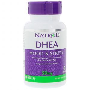 Дегидроэпиандростерон, DHEA, Natrol, 50 мг, 60 табле