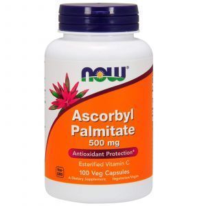 Аскорбилпальмитат, Ascorbyl Palmitate, Now Foods, 500 мг, 100 кап.