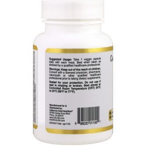 Пищеварительные ферменты, Digestive Enzymes, California Gold Nutrition, 90 капсул