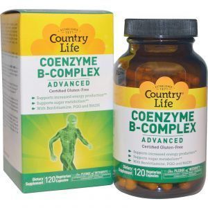 Коэнзимный B-комплекс, Coenzyme B-Complex, Country Life, 120 капсул