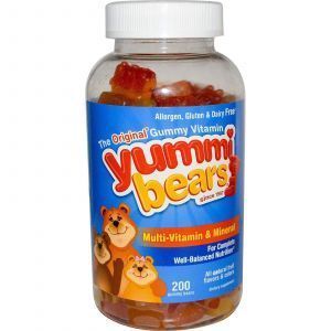 Витамины для детей, Hero Nutritional, минералы, 200шт