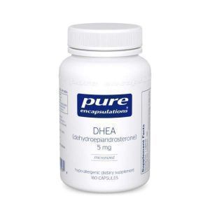 ДГЭА, DHEA, Pure Encapsulations, 5 мг, 180 капсул