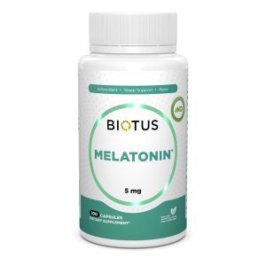 Melatoninas, Melatoninas, Biotus, 5 mg, 100 kapsulių