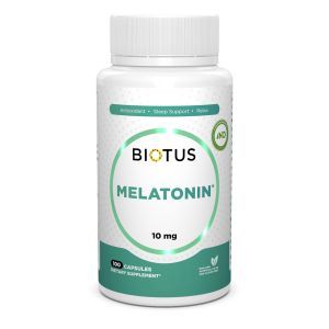 Melatoninas, Melatoninas, Biotus, 10 mg, 100 kapsulių