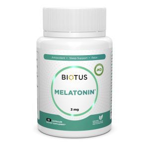 Melatoninas, Melatoninas, Biotus, 3 mg, 60 kapsulių