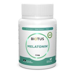 Melatoninas, Melatoninas, Biotus, 5 mg, 60 kapsulių
