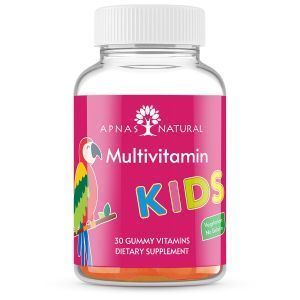 Комплекс мультивитаминов и минералов для детей, Multivitamin for kids, Apnas Natural, 30 жевательных пастилок