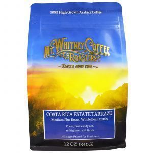 Кофе в зернах Коста-Рика, Whole Bean Coffee, Mt. Whitney Coffee Roasters, 340 г