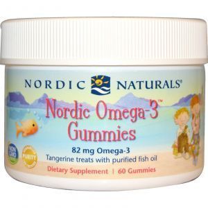 Рыбий жир для детей (мандарин), Nordic Naturals, 60 желе