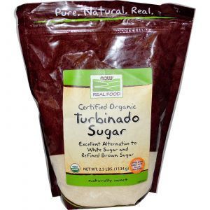 Тростниковый сахар (турбинадо), Now Foods, 1134 г 