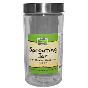 Sprouting Jar, Now Foods, stiklinis, 1,89 l