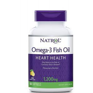 Рыбий жир Омега-3, Omega-3 30%, Natrol, 1200 мг, 60 капсул