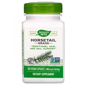 Хвощ, Horsetail, Nature's Way, трава, 440 мг, 100 кап.