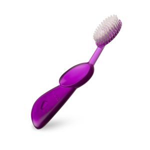 Зубная щетка, Big Brush, Original,  Radius, для левшей, мягкая, фиолетовая, 1 шт
