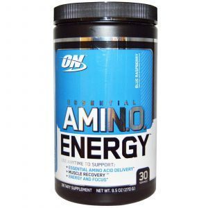 Amino Energy, Optimal Nutrition, Blue Raspberry, 270 gramų