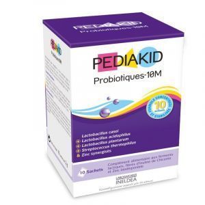 Probiotikai + prebiotikai vaikams, 10 mln. probiotikų, „Pediakid“, 10 vnt