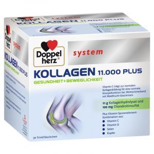 Коллаген 11.000 Плюс, Kollagen 11.000 Plus, Doppelherz System, 30 флаконов (по 25 мл)